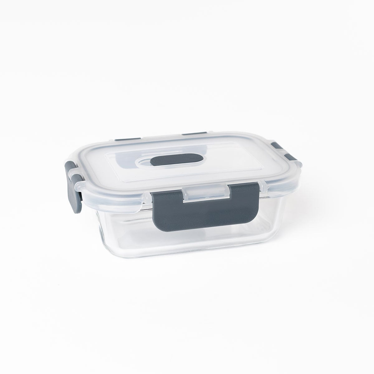 Herm&eacute;tico Rectangular Vidrio 0.37L