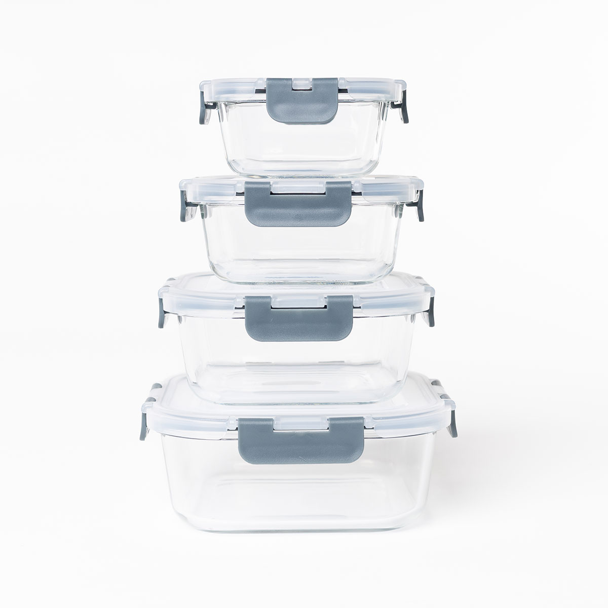 Hermético Cuadrado Vidrio 0.52L