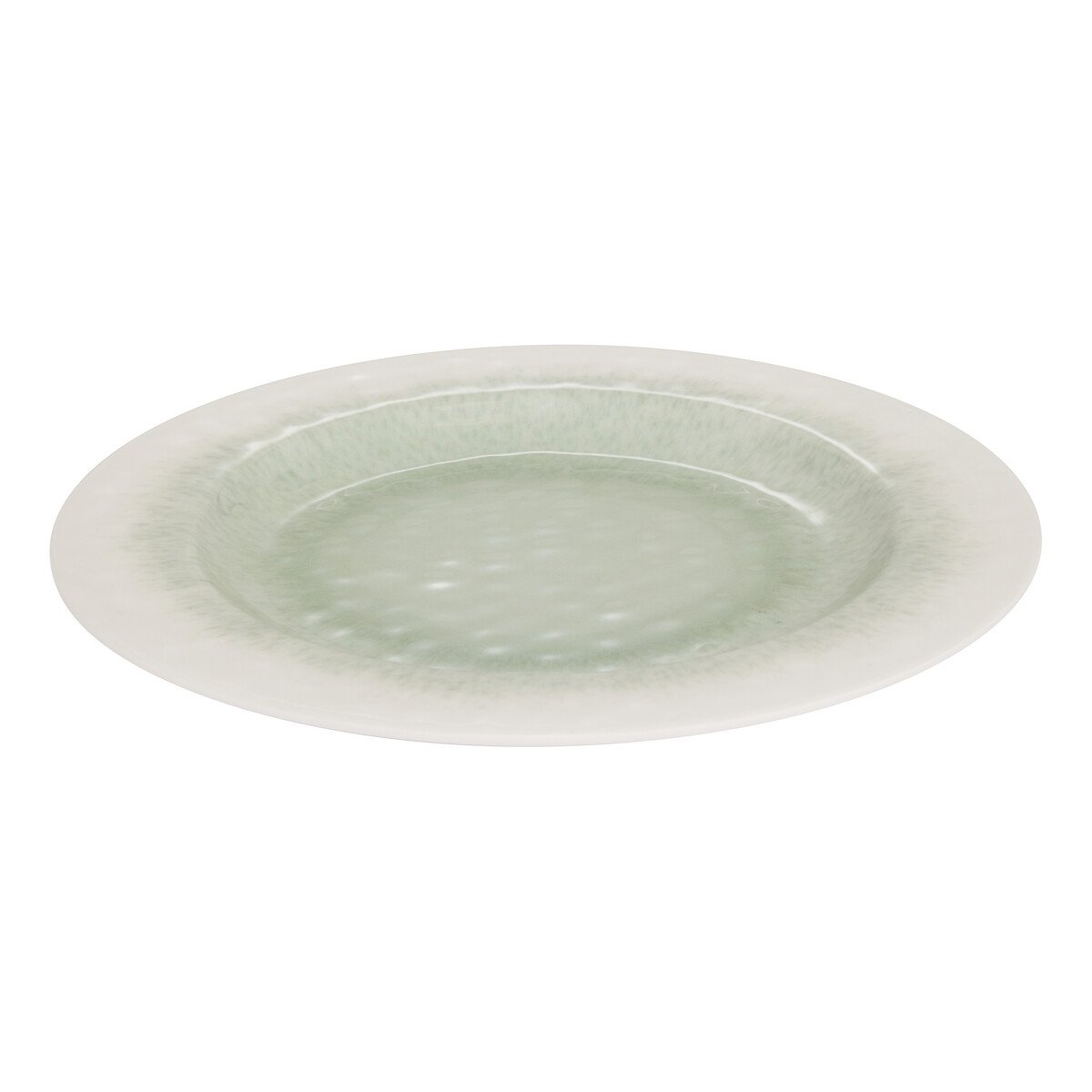 Plato llano CLARA verde 28cm