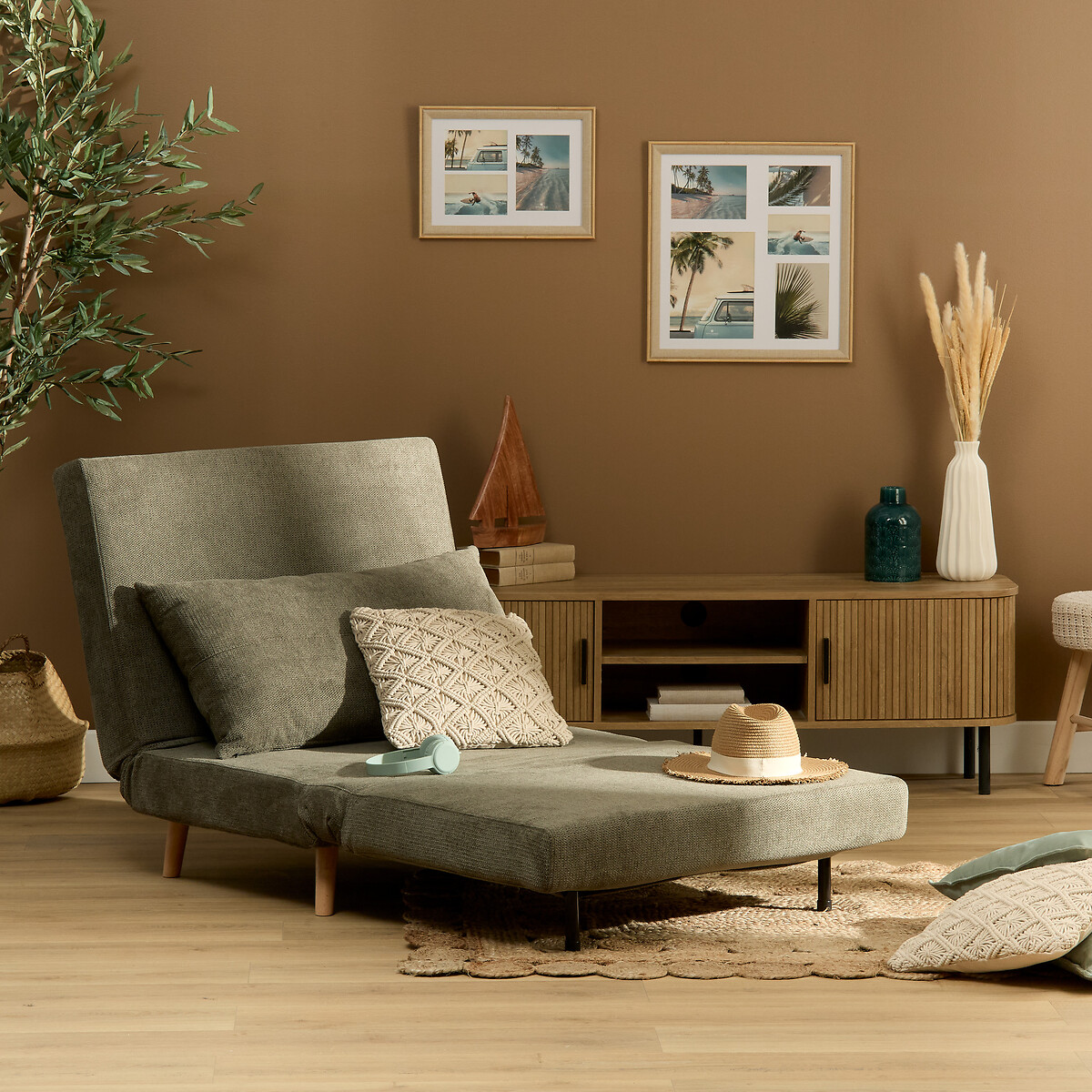 Marco ZERA beige para 3 fotos