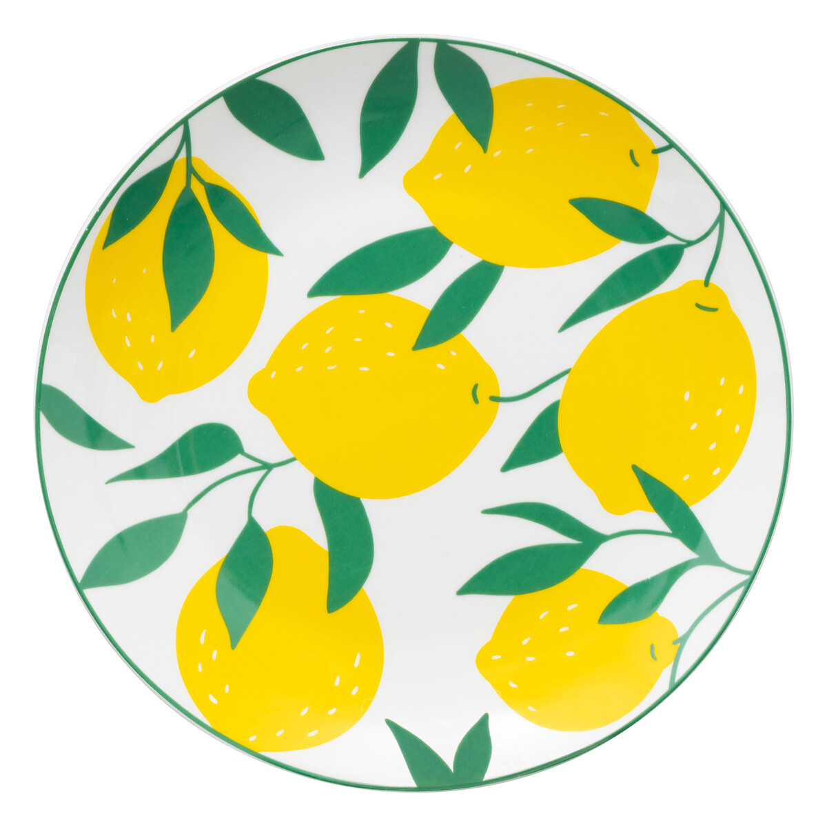 Plato de postre de porcelana CITRONS 19cm