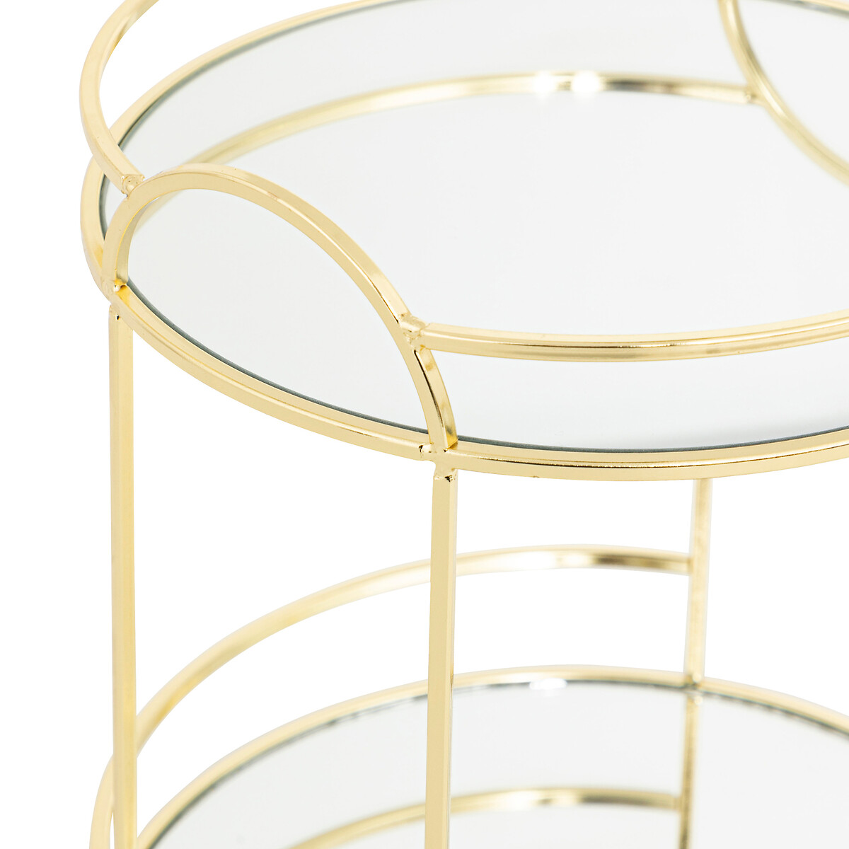 Estantería con 2 niveles de espejo FEEL