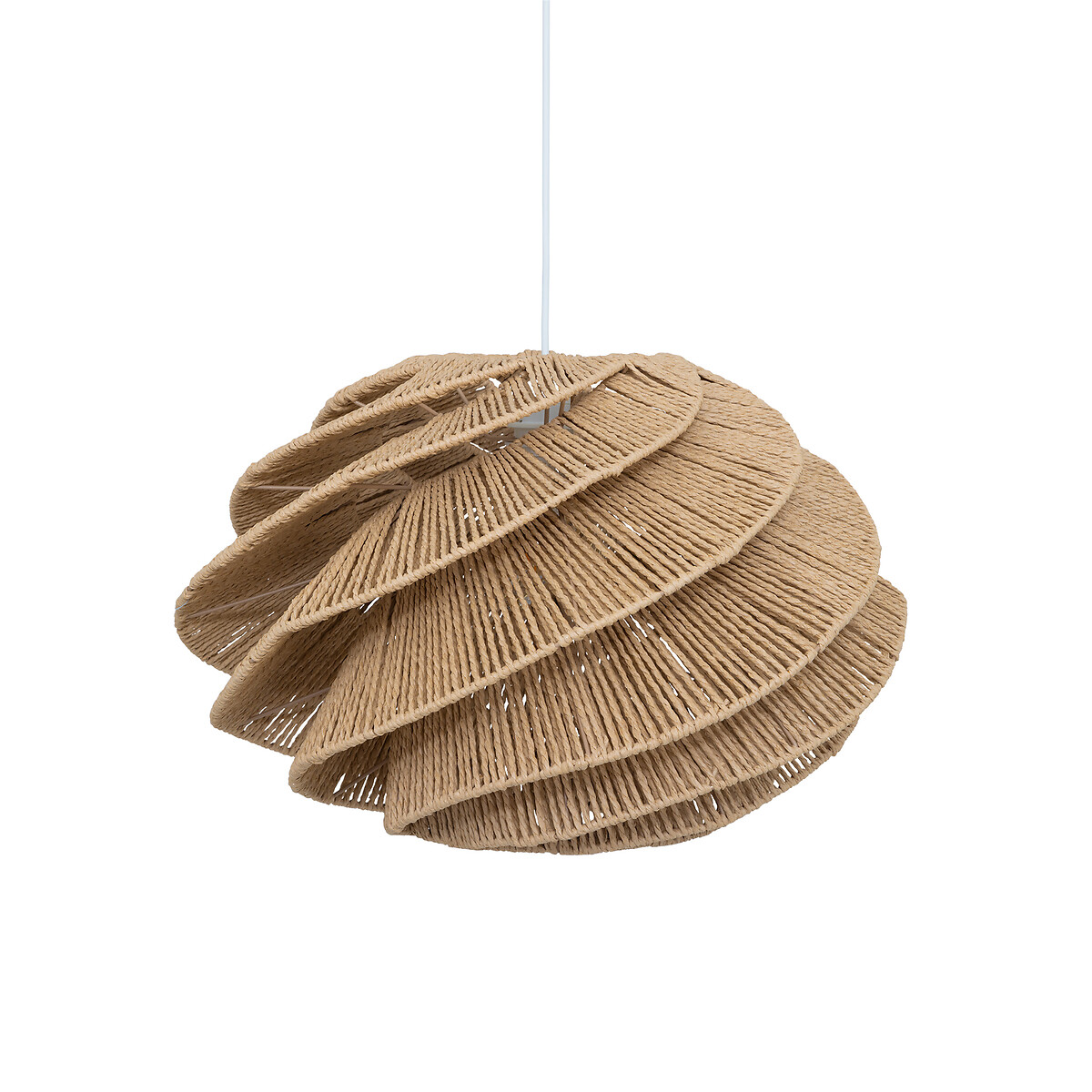 L&aacute;mpara de techo OZAN beige 54.5cm