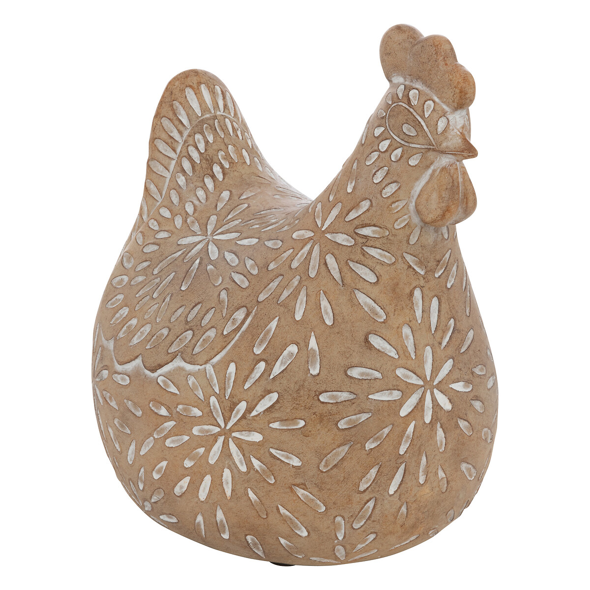 Gallina decorativa LINDA beige 10.5cm