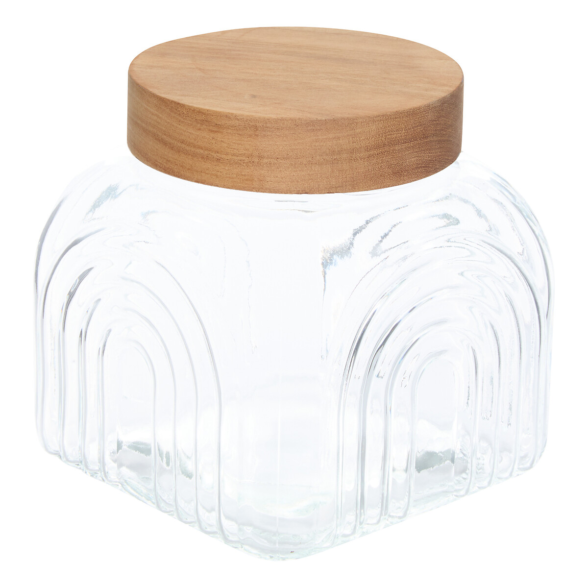 Tarro ARCHE con tapa de madera de acacia 2,4L
