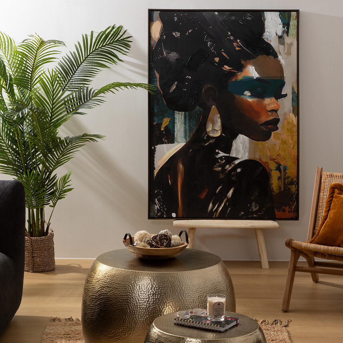 Cuadro decorativo ISIA mujer 100x140cm