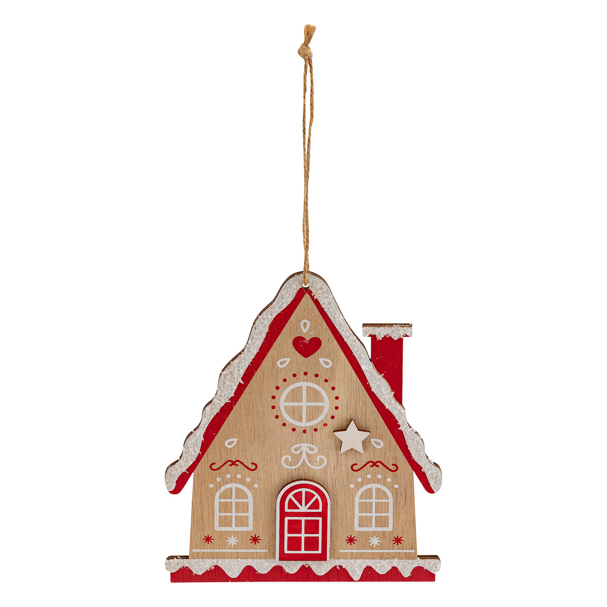 Adorno navide&ntilde;o Casita 15cm 
