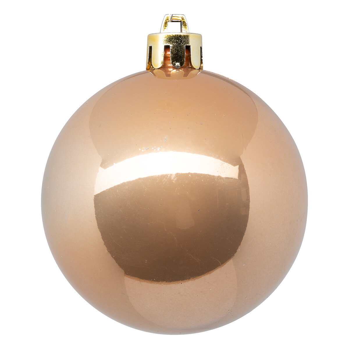 Set 8 bolas de Navidad champ&aacute;n 7cm 