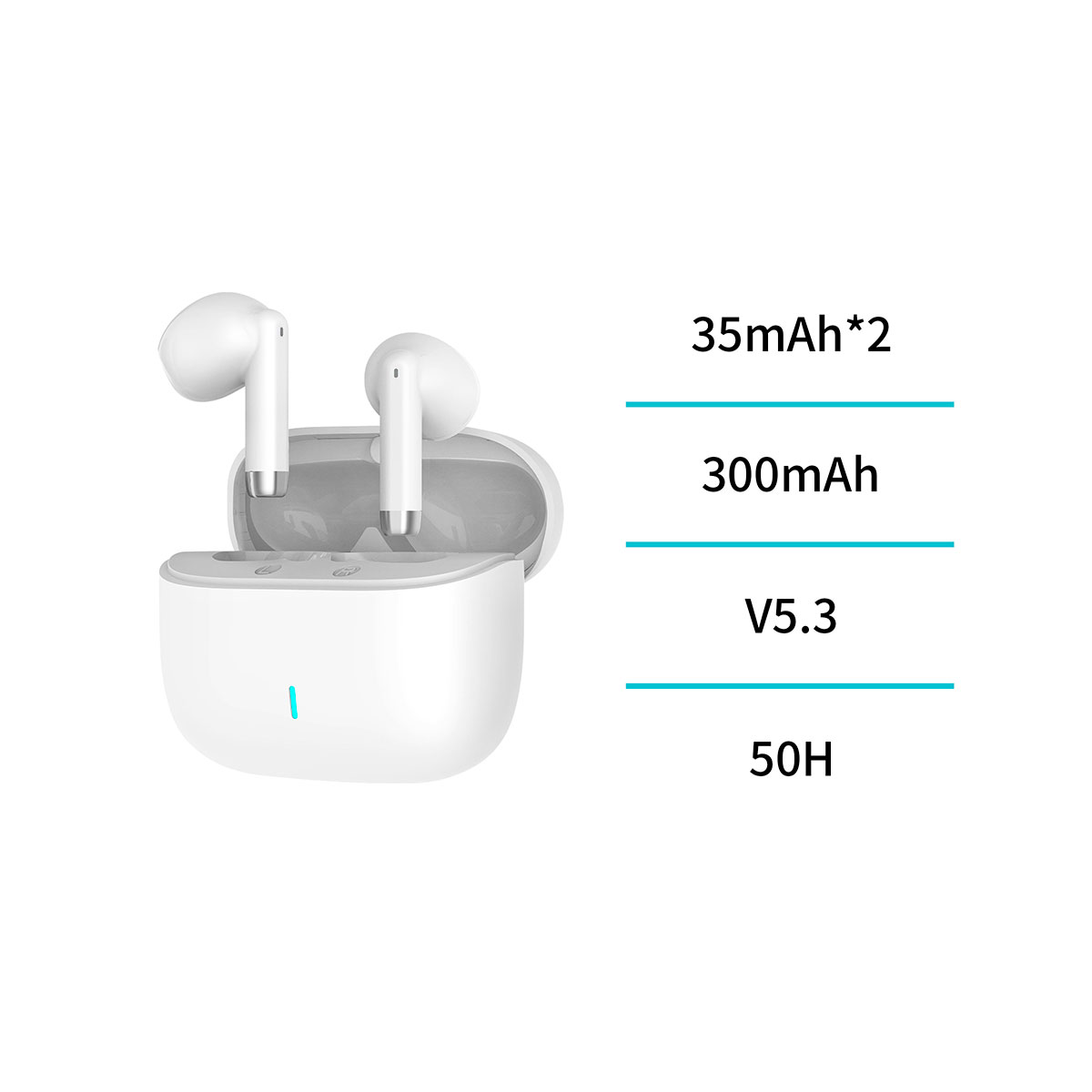 Auriculares Bluetooth Blanco