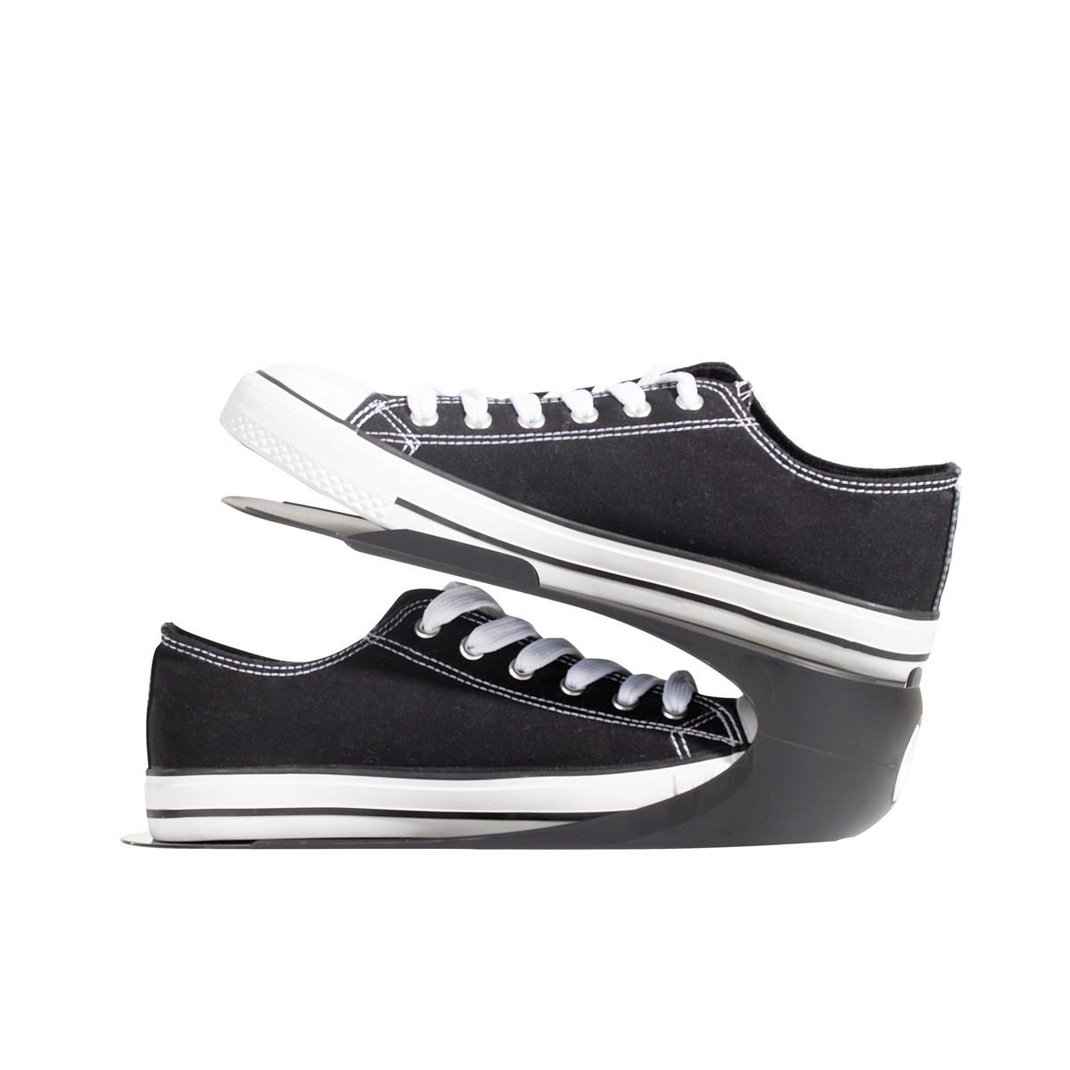 Soporte para zapatos negro