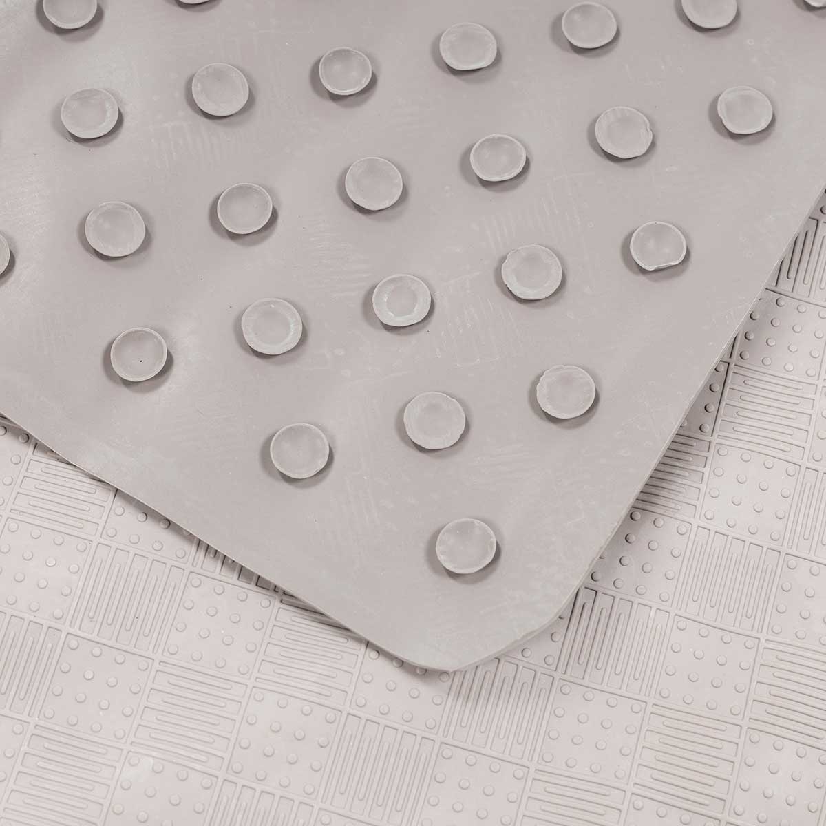 Alfombrilla WC Antideslizante Gris Pardo 53x53cm