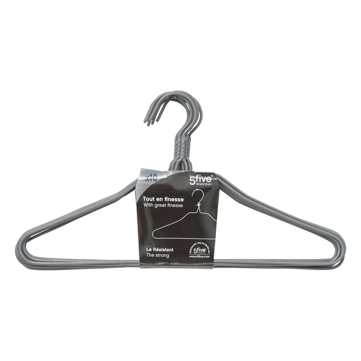 Conjunto de 10 Cabides em Metal
