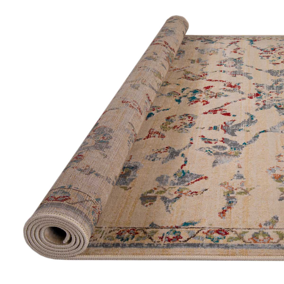 Alfombra Lene Beige/Azul 80x150Cm