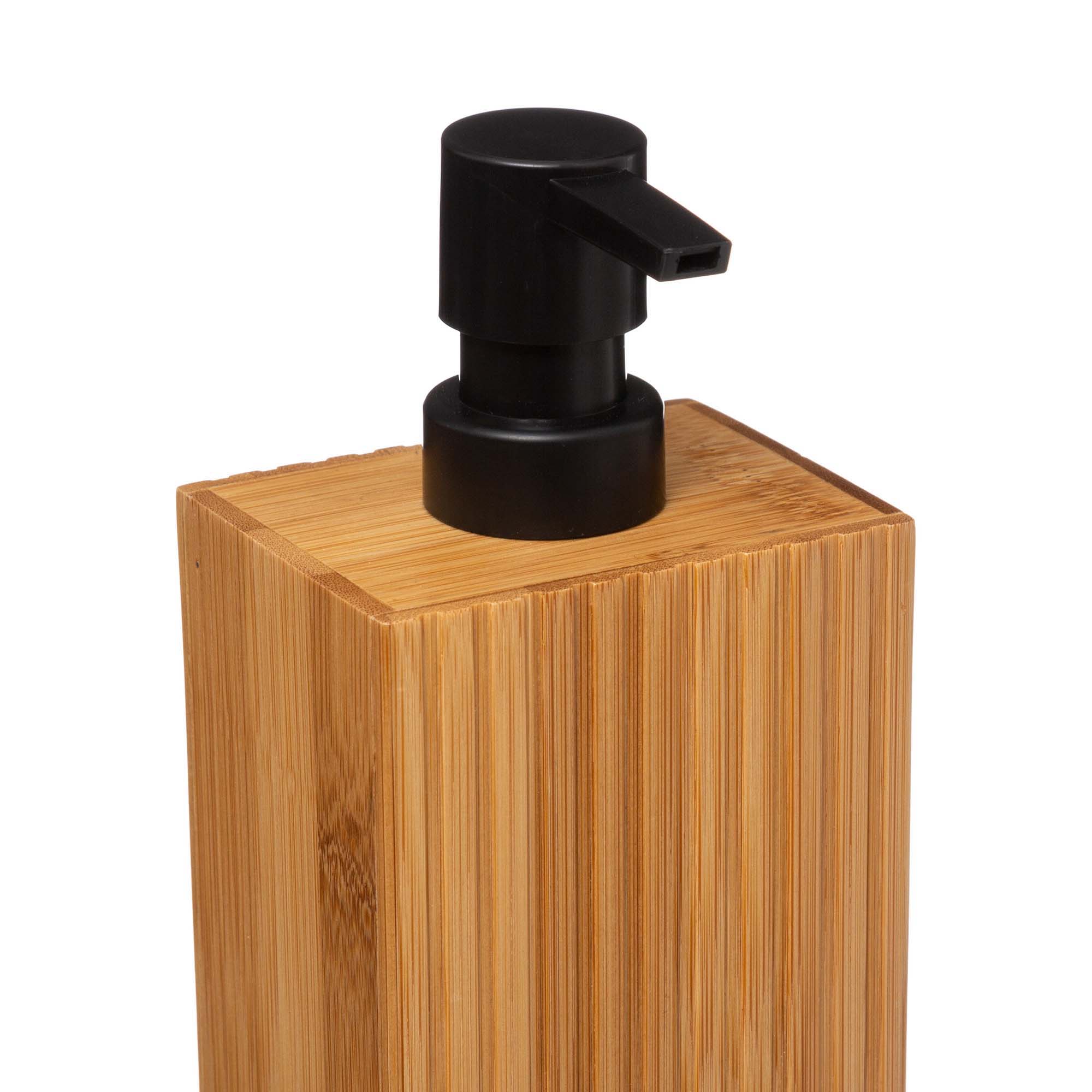 Dispensador De Jabón Líquido De Bambú