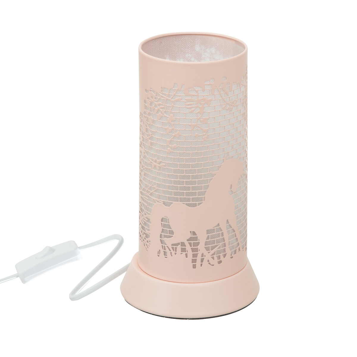 Candeeiro De Mesa Unic&oacute;rnio 20,5x11,5cm