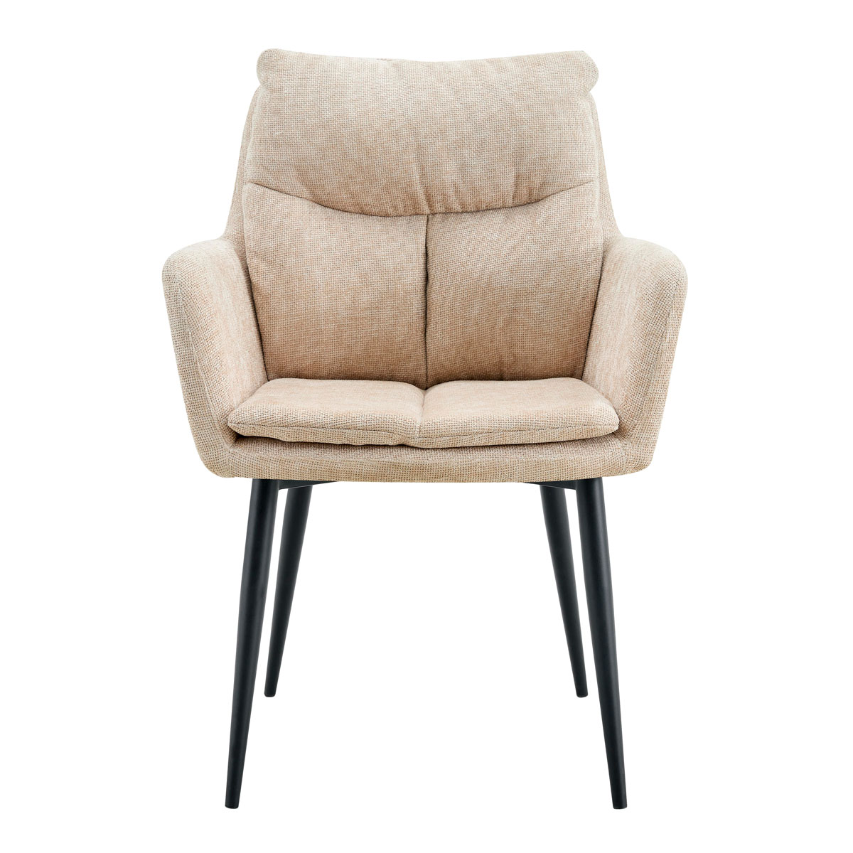 Butaca BIBURY de tela beige