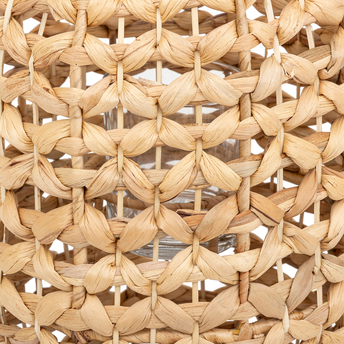 Lanterna Sand Bege Em Jacinto 47cm