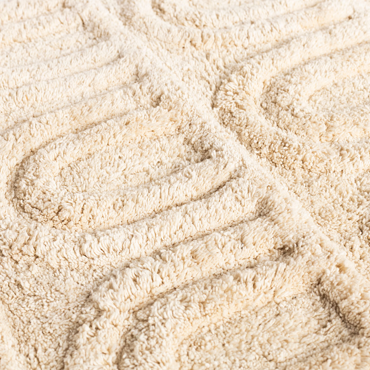 Alfombra de baño ELLA de algodón gris 50x80cm