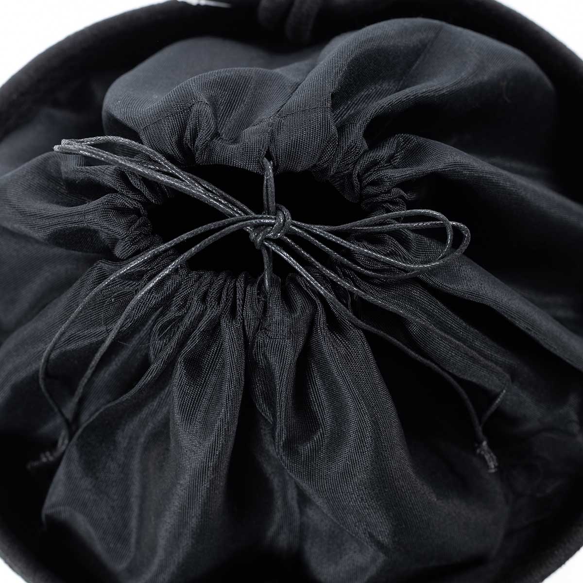 Cesto baño negro y natural 50cm