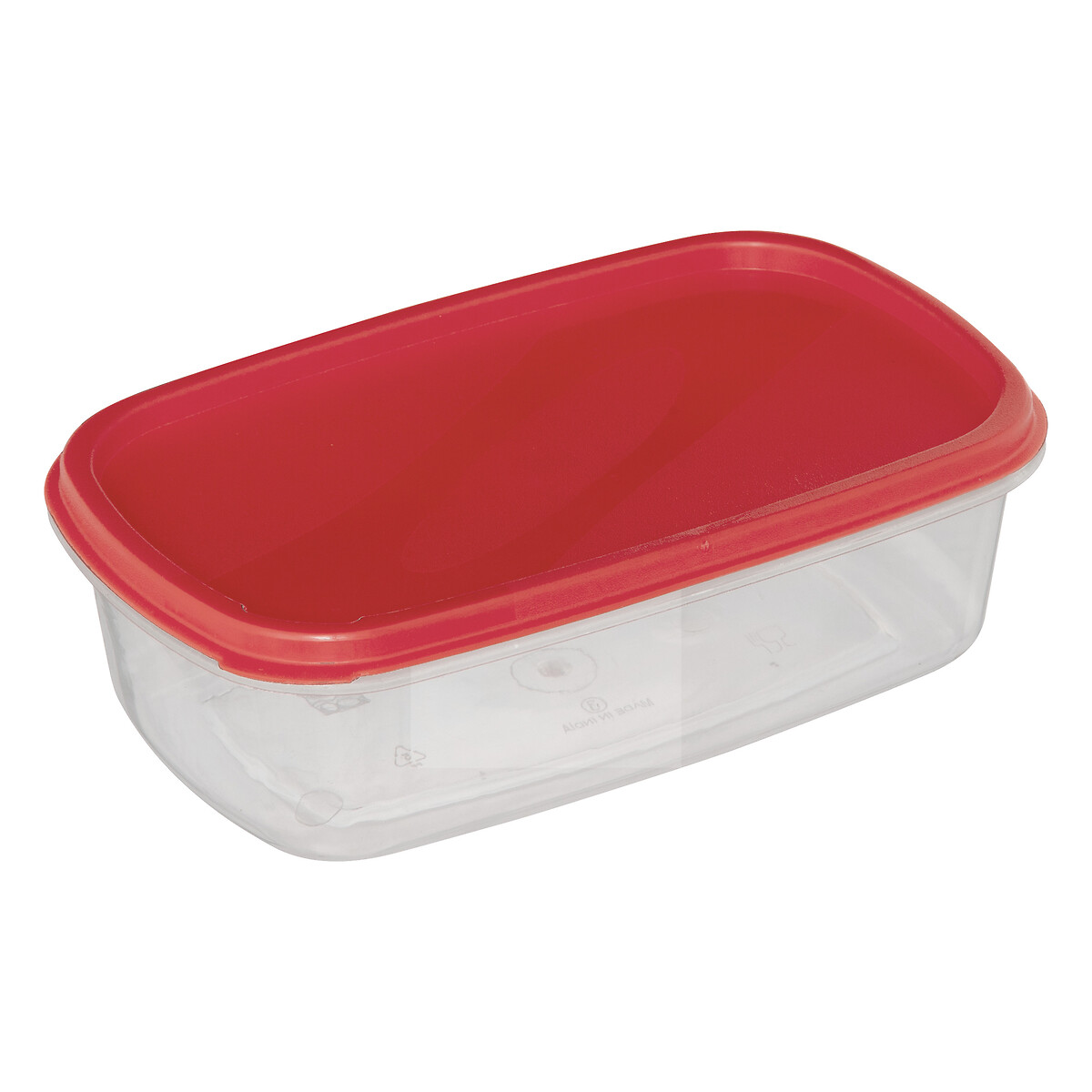 Juego 6 Recipientes Rect C/Tapas Colores