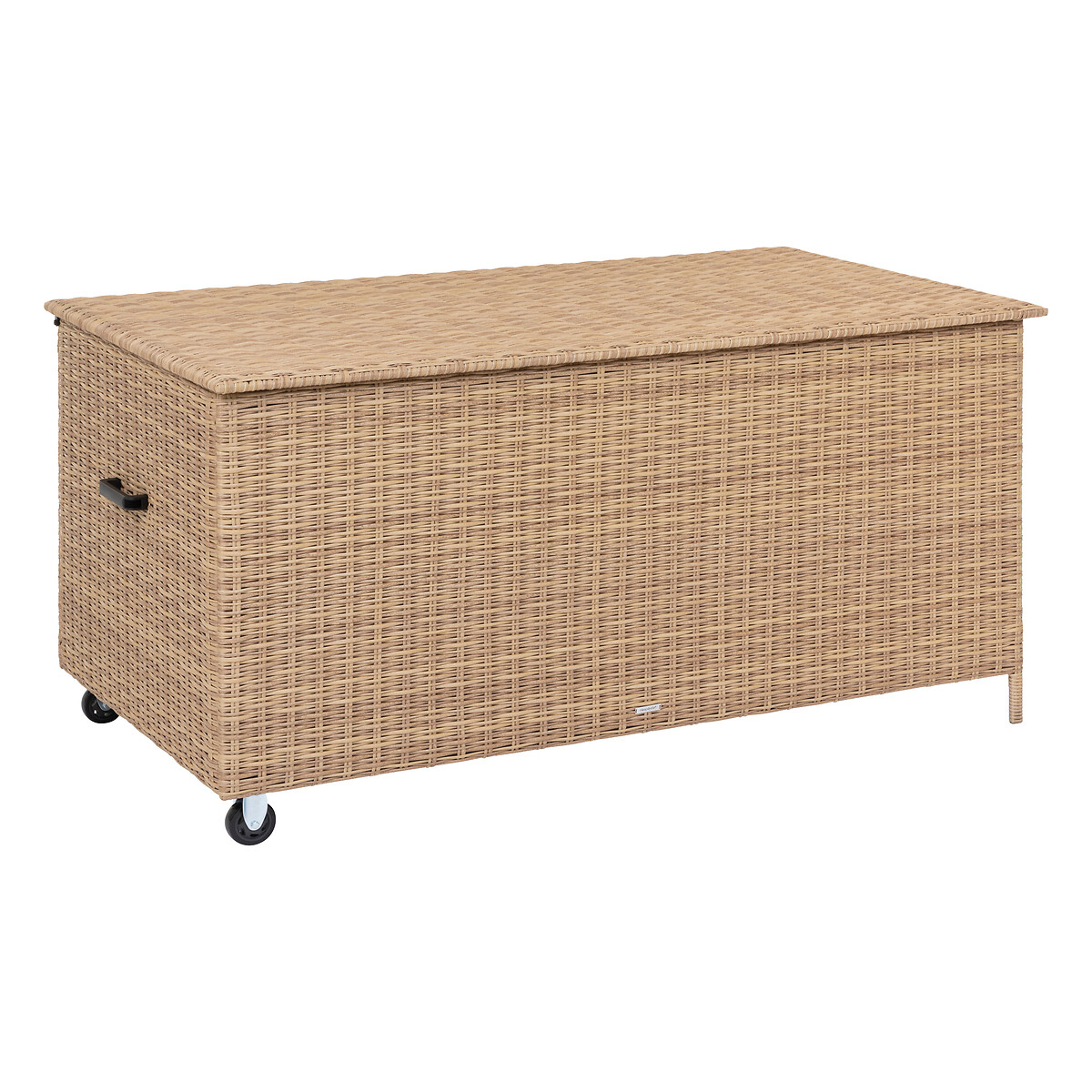 Ba&uacute; Arruma&ccedil;&atilde;o Bayana Castanho Em Rattan Sint&eacute;tico