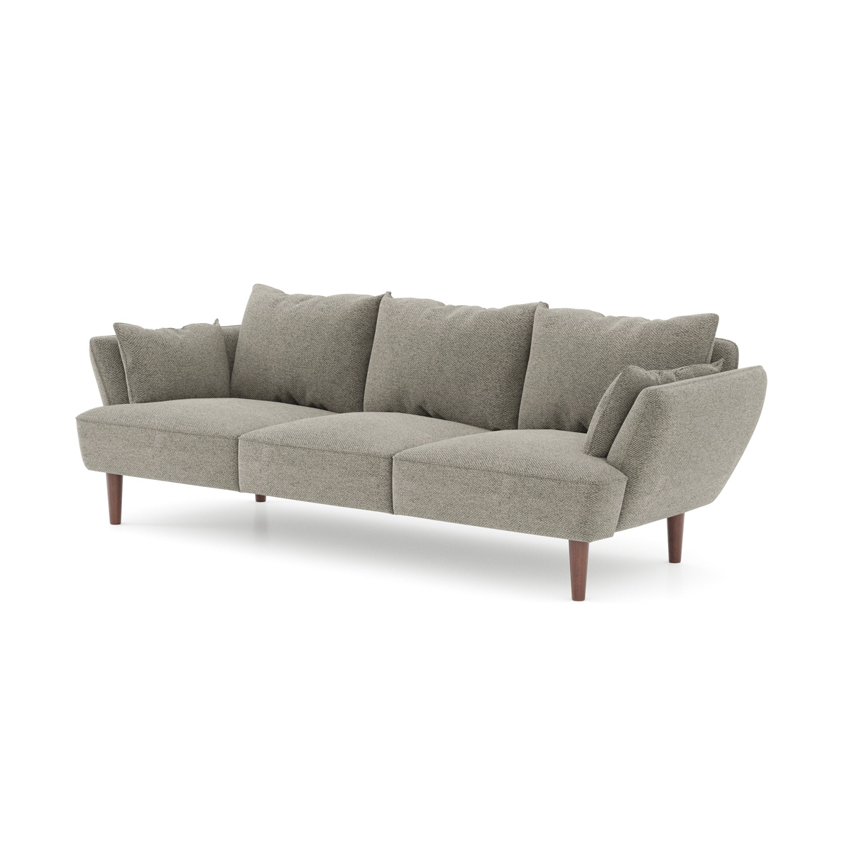 Sofá Bruges Gris 225x99x82Cm