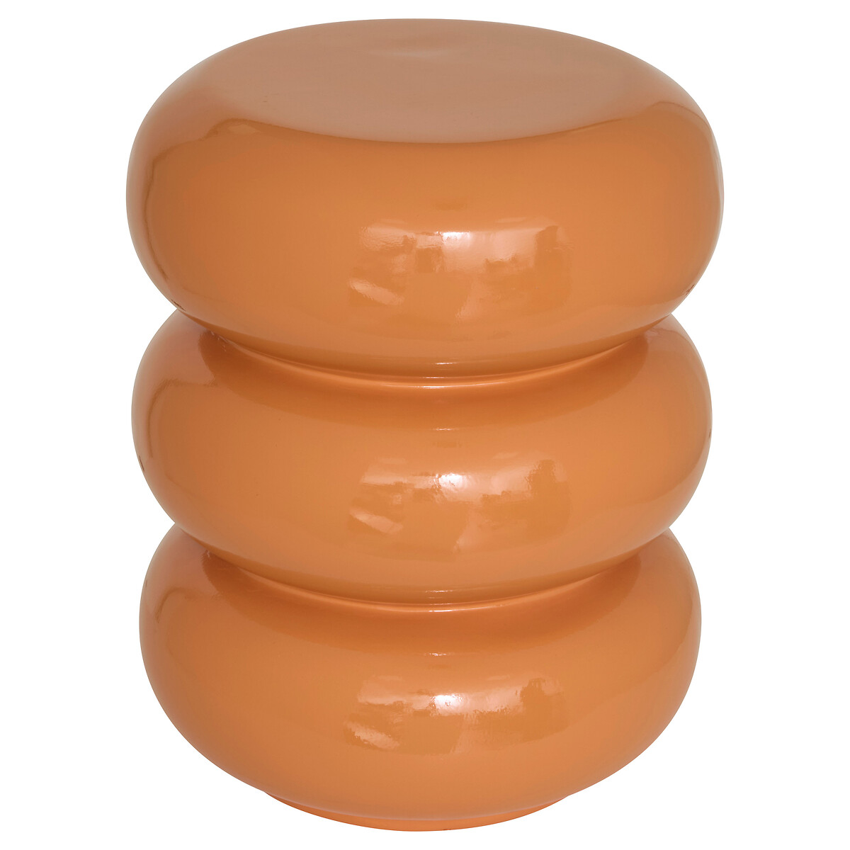 Mesa auxiliar STONETO naranja 43cm