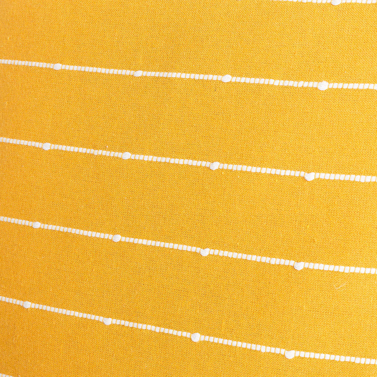 Coj&iacute;n LINECHIC amarillo de algod&oacute;n 45x45cm