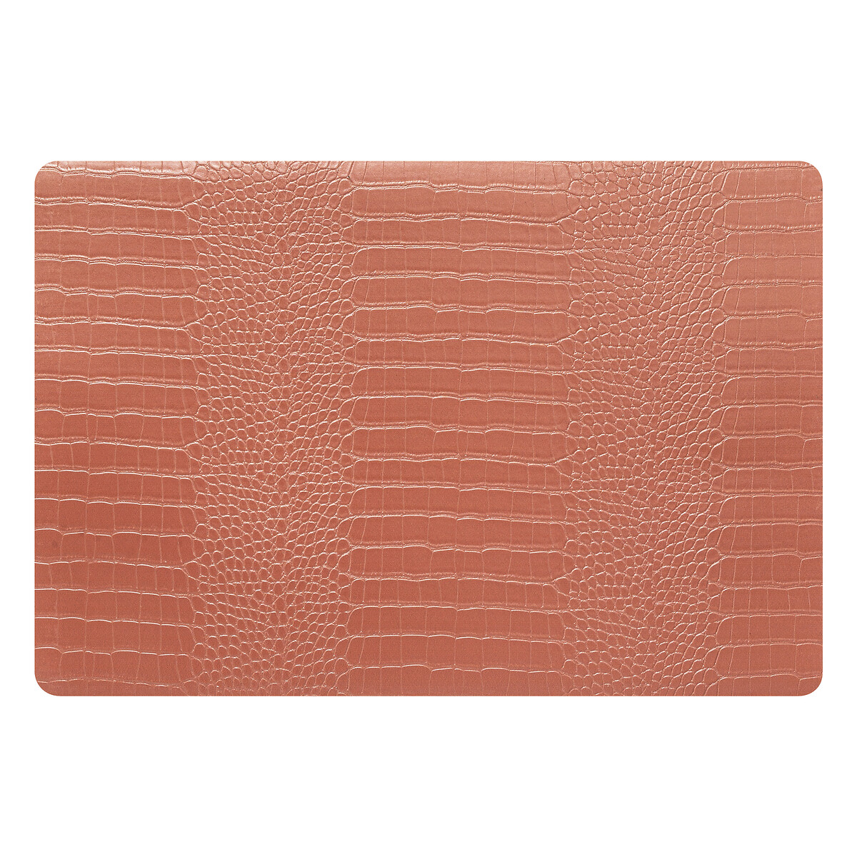 Mantel individual CROCO naranja 33x49cm