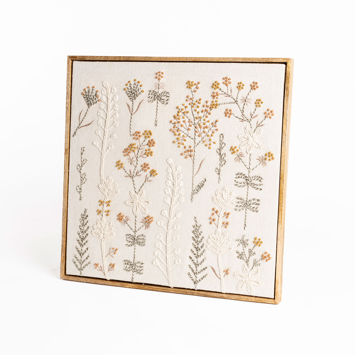 Cuadro decorativo con flores 50x50cm