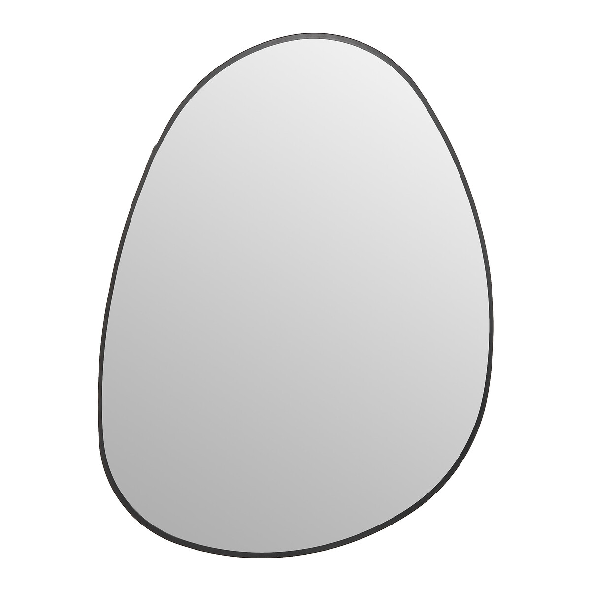 Espejo De Pared Metal Negro 55x1.6x75Cm