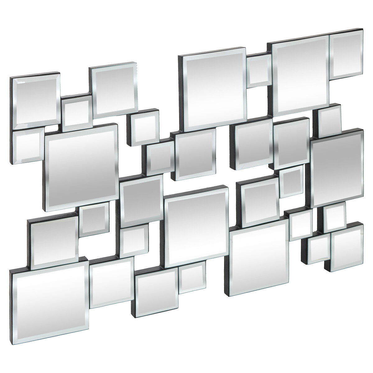 Espejo decorativo JANDIRA plateado 60x38cm