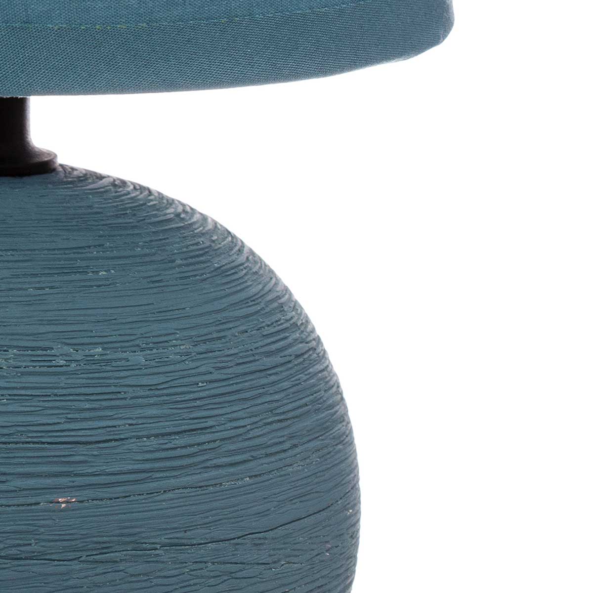 L&aacute;mpara De Mesa Timeo Azul 25Cm