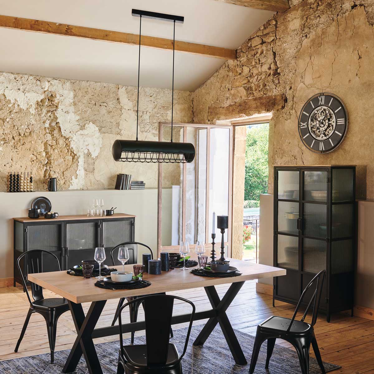 Reloj De Pared Meca Soul De Metal 70Cm