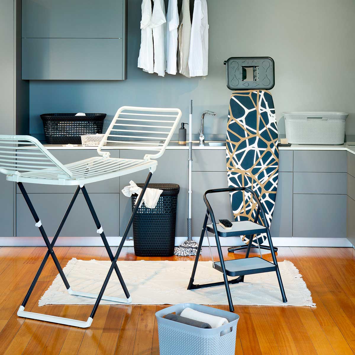 Tendedero De Resina/Negro 20M