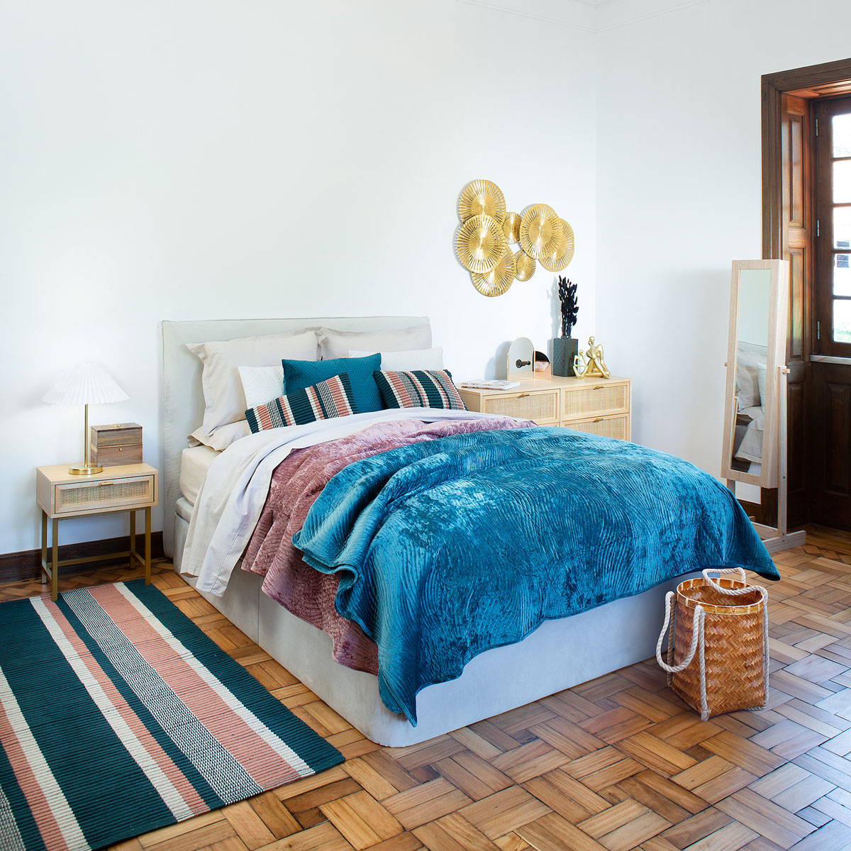 Edredón Sand Azul 220x240Cm