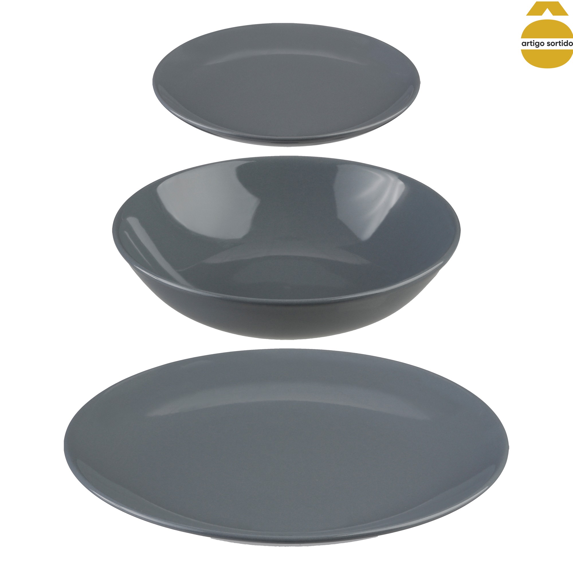 Vajilla 18 Pzas Redonda Colorama