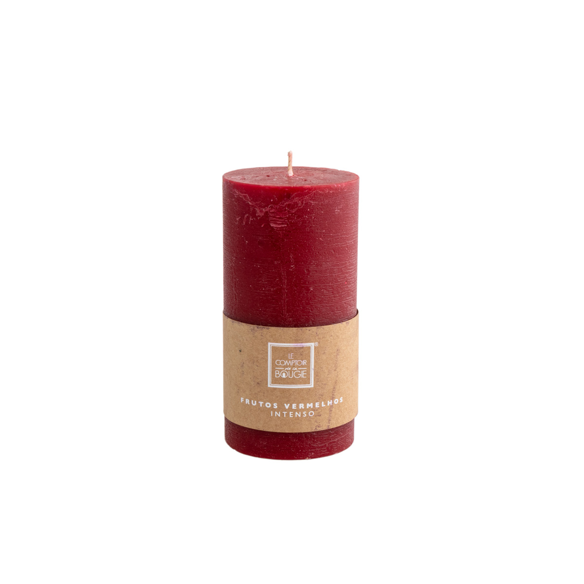 Vela Perfumada Pilar De Frutos Vermelhos 14cm