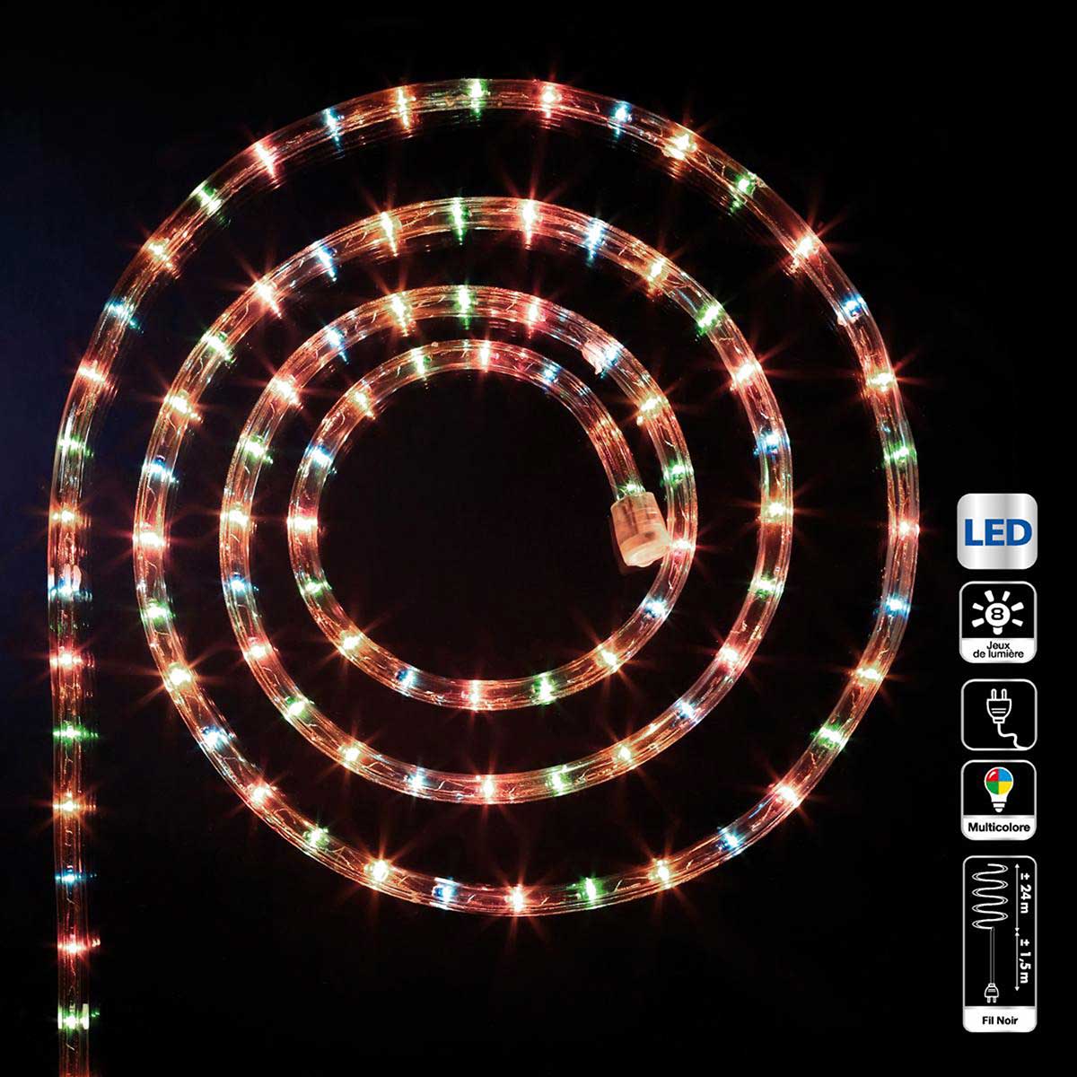 Manguera De Luz Navide&ntilde;a Multicolor 432 LED 24m