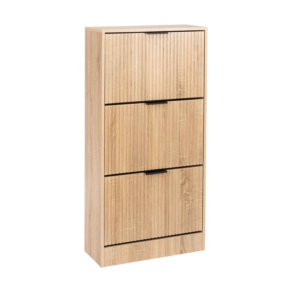 Zapatero Con 3 Cajones 120x24x60cm