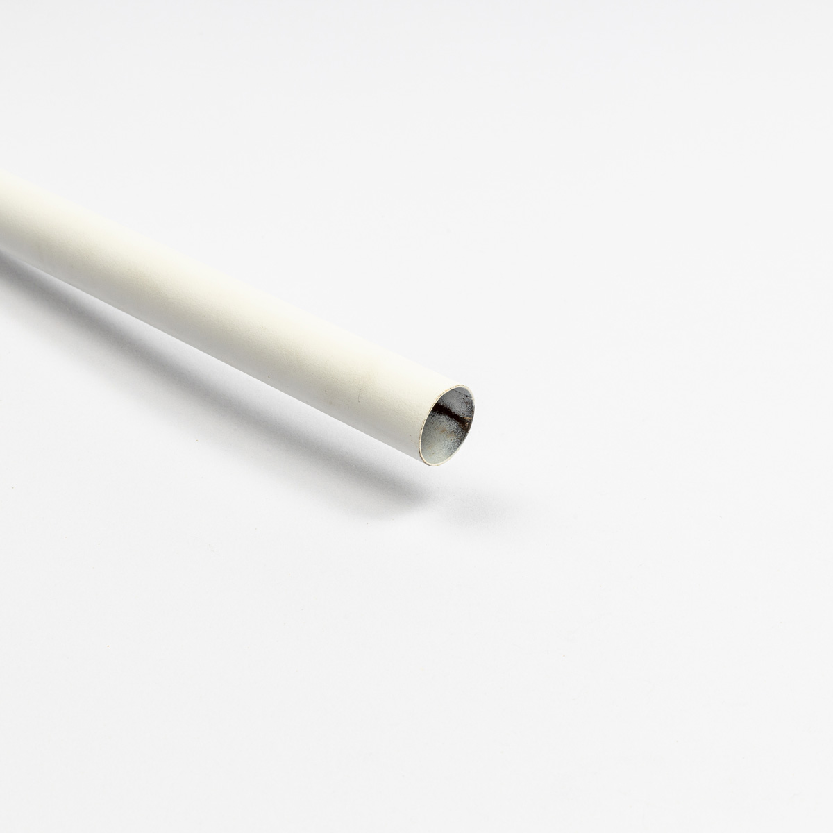 Tubo De Ferro Forjado Extensível Branco Mate 185-350cm