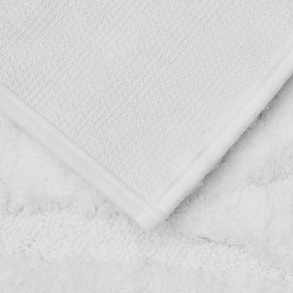 Alfombra de ba&ntilde;o blanco CLOUDY 50x75cm 
