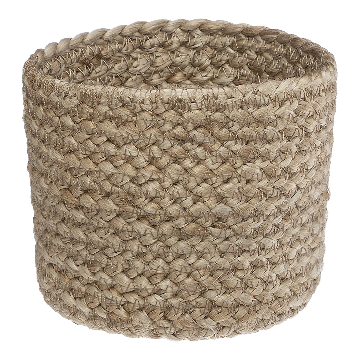 Cesto De Yute 10x12cm Beige