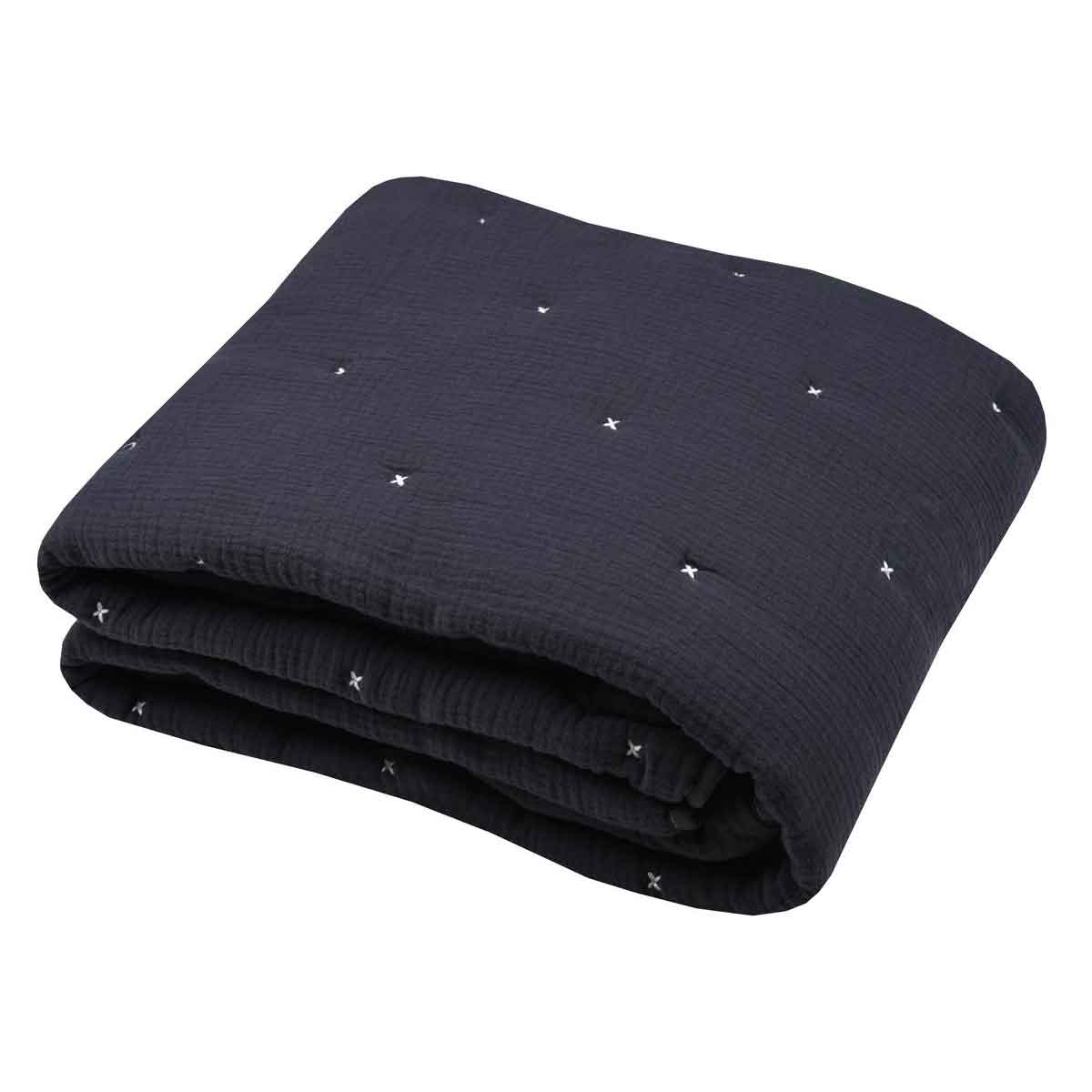 Pie De Cama Azul Oscuro 130x180cm