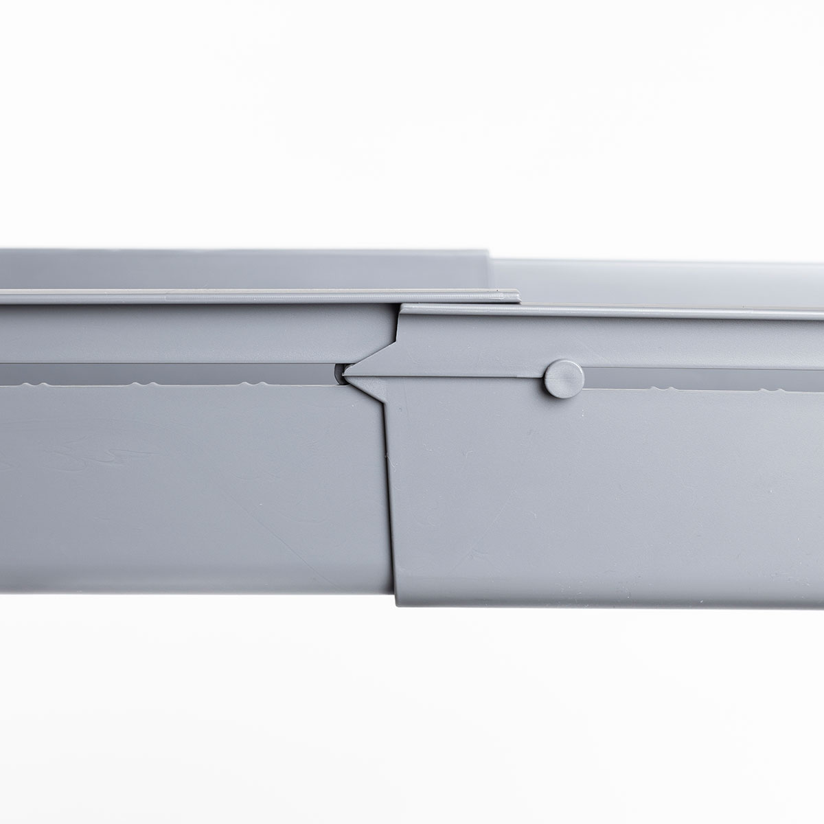 Carrito auxiliar gris extensible con 4 cestos