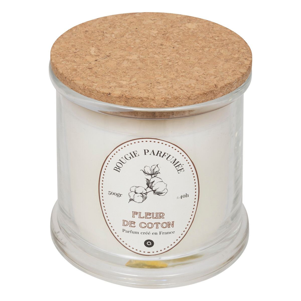 Vela perfumada HAPO flor de algod&oacute;n 500gr