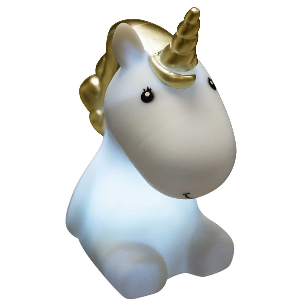 Luz Gu&iacute;a Unicornio Blanco 30Cm