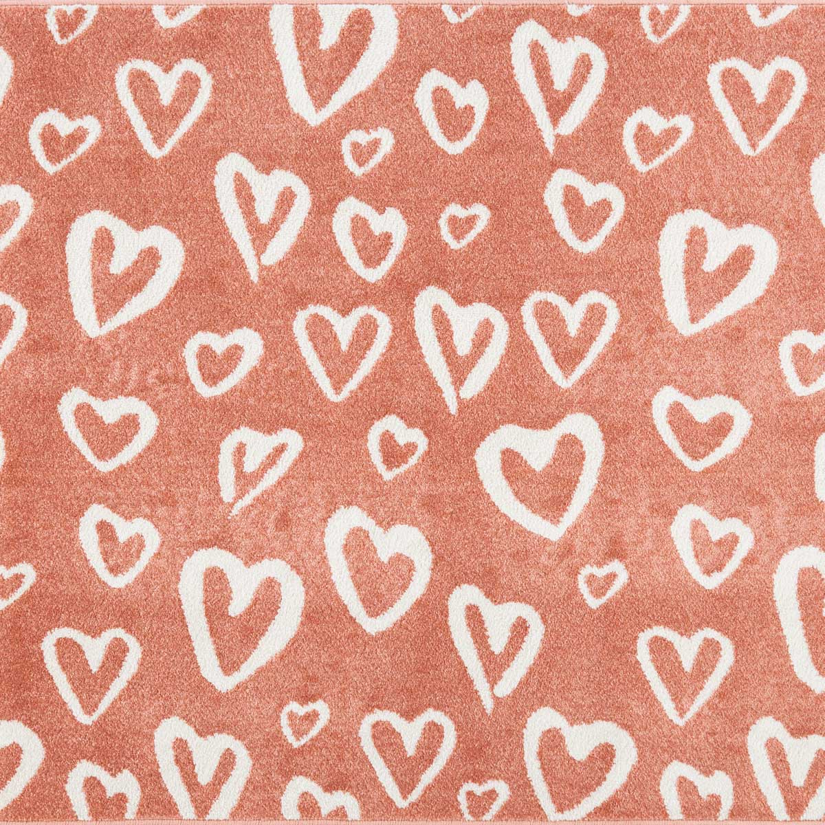 Alfombra Gio Corazón Blush 120x160Cm