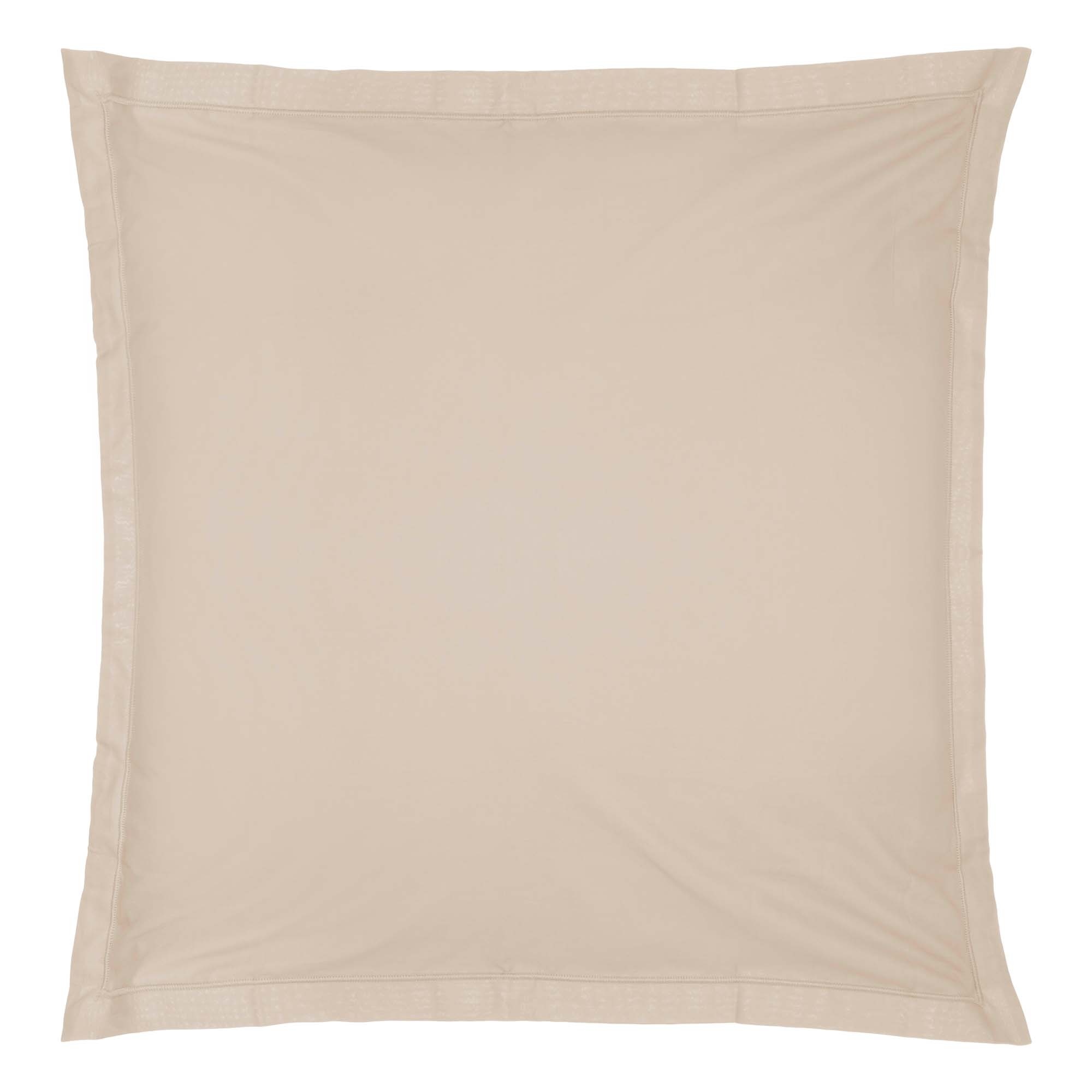 Funda beige para almohada 63x63cm