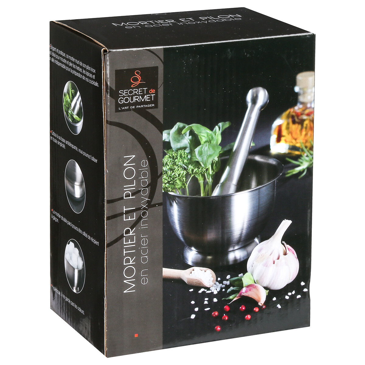 Mortero De Acero Inoxidable